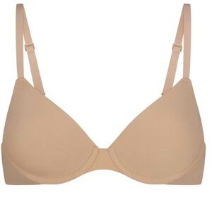 Skims Fits Everybody Underwire T-Shirt Demi Bra 34A Color Clay